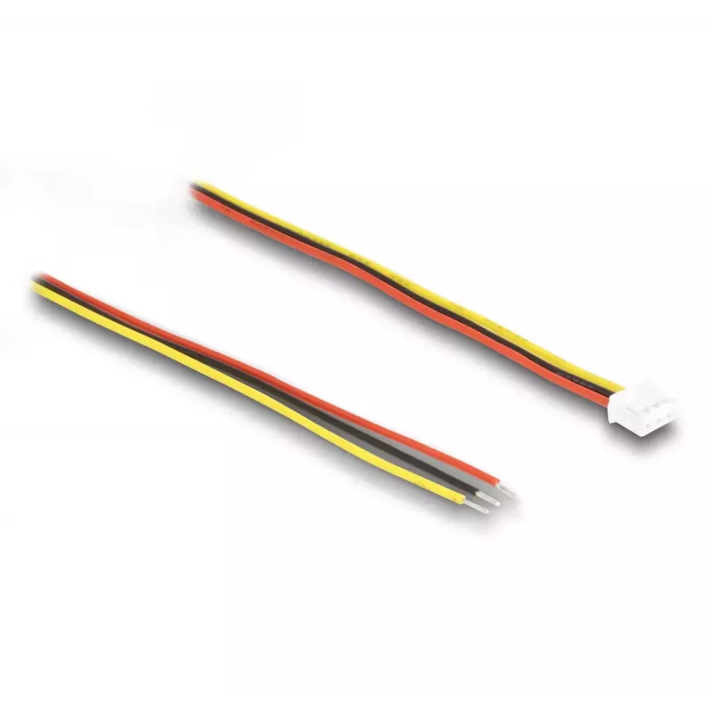 Cavo di collegamento DeLOCK per moduli fotocamera 3 pin V8 10 cm nero rosso giallo