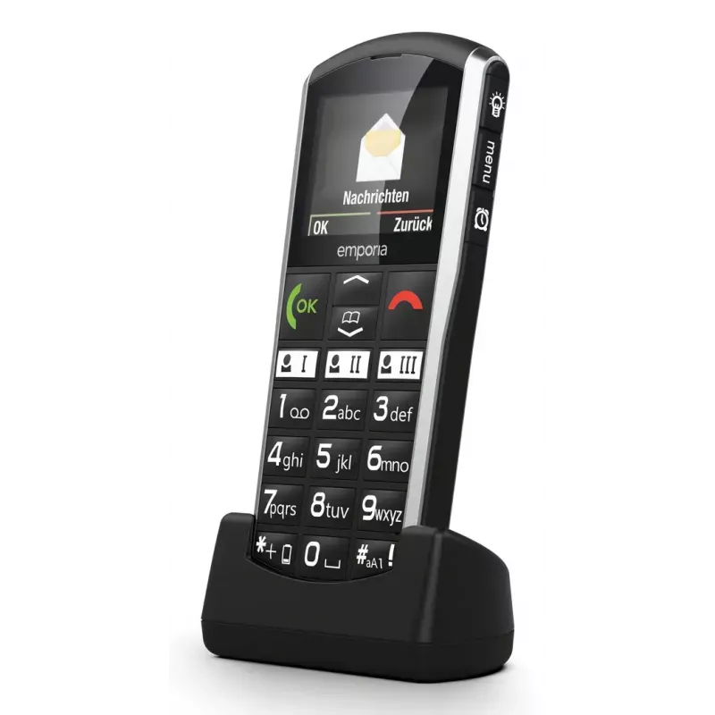 Smartphone Emporia SIMPLICITY-LTE 5,08 cm (2 pollici) 1200 mAh nero, argento