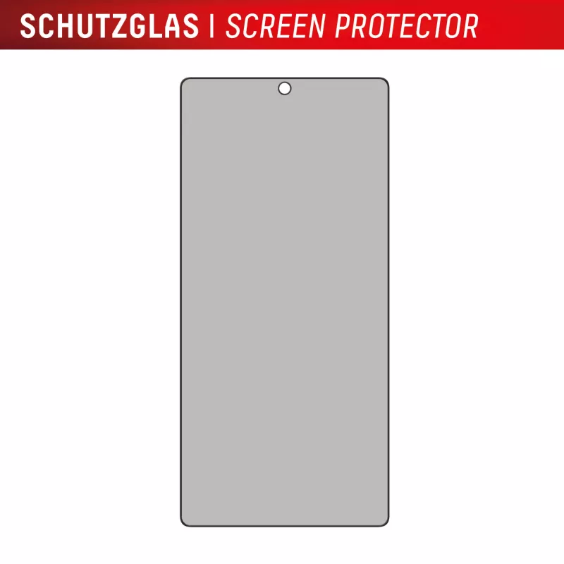 Displex Privacy Screen Protector (10H) per Samsung Galaxy S25 Ultra, cornice di montaggio Eco, filtro privacy