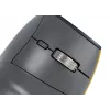 BakkerElkhuizen FastForward mouse, per destrorsi, design verticale, ottico, RF Wireless + Bluetooth + USB Type-C, 500 DPI, grigio