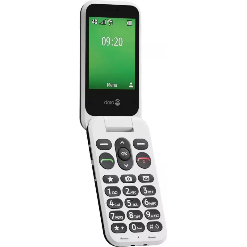 Feature Phone Doro Leva E22 2.8 pollici 0,3 MP nero bianco