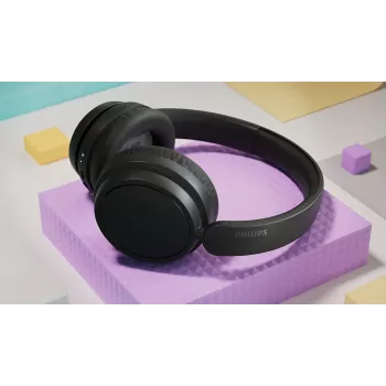 Headset Philips TAH5209BK/97 (serie 5000) — Bluetooth over-ear senza fili, 20–20000 Hz, portata 10 m, 223 g, nero