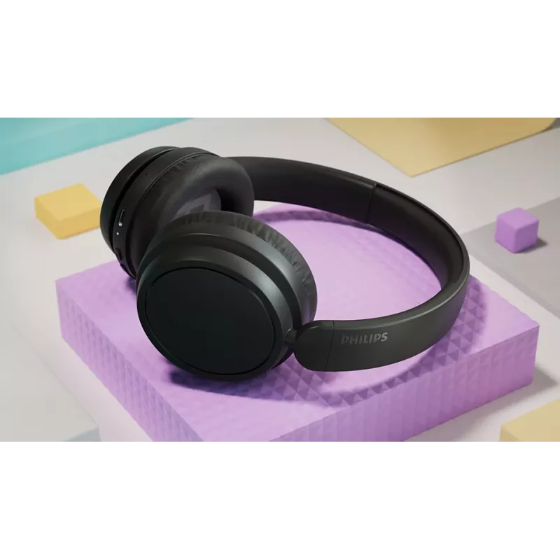 Headset Philips TAH5209BK/97 (serie 5000) — Bluetooth over-ear senza fili, 20–20000 Hz, portata 10 m, 223 g, nero