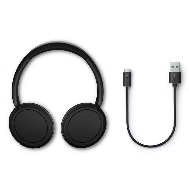 Headset Philips TAH5209BK/97 (serie 5000) — Bluetooth over-ear senza fili, 20–20000 Hz, portata 10 m, 223 g, nero