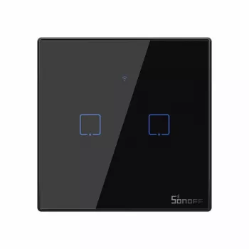 Interruttore touch Sonoff T3 EU TX WiFi RF 433 2 canali – interruttore smart da parete, pannello touch EU