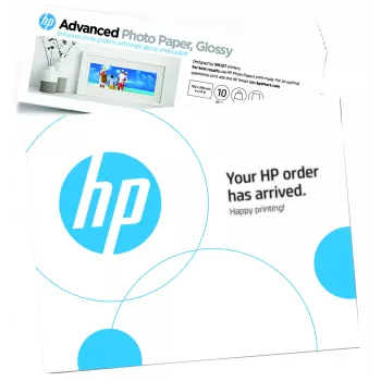 Carta fotografica HP Advanced Photo Paper Glossy 65 lb 4 x 12 in. (101 x 305 mm) 10 fogli