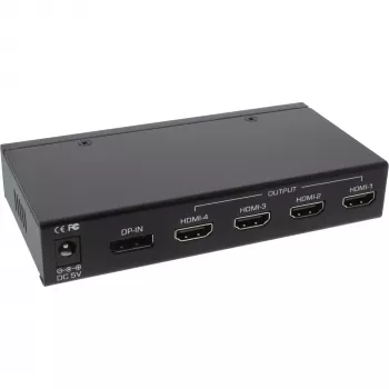 InLine splitter videowall DisplayPort a HDMI 2x2 1 IN 4 OUT 4K UltraHD