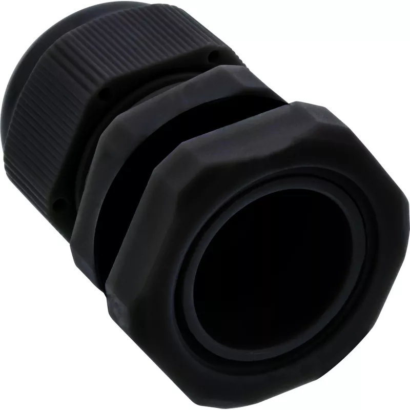 InLine 44010B pressacavo PG 7, IP68, 3,5-6 mm, nylon con guarnizione in neoprene, 10 pz., nero