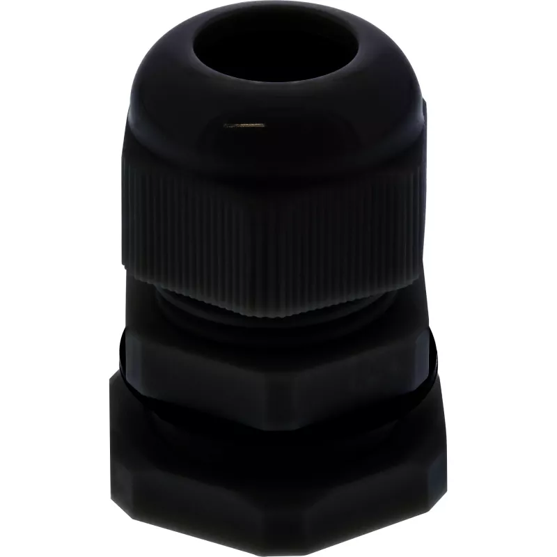 InLine 44010B pressacavo PG 7, IP68, 3,5-6 mm, nylon con guarnizione in neoprene, 10 pz., nero