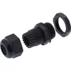 InLine 44010B pressacavo PG 7, IP68, 3,5-6 mm, nylon con guarnizione in neoprene, 10 pz., nero