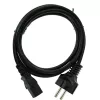 InLine cavo di alimentazione, CEE 7/7 dritta / connettore maschio IEC C13 a 3 pin, nero, 5m