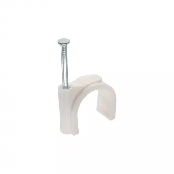 Fermacavo tondo InLine 44020B 8 mm bianco 100 pz.