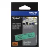 Brother FLE-7511 nastro per etichettatura nero su verde