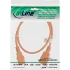 Prolunga cavo alimentazione InLine, C13 / C14, arancione, 0,3 m