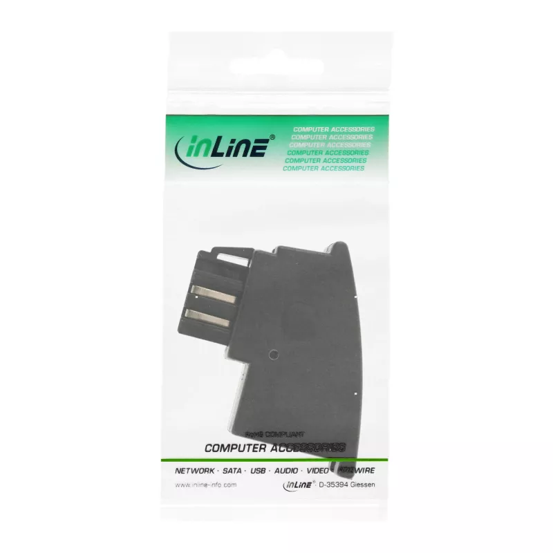 Adattatore InLine TAE-N TAE-N maschio / RJ11 femmina 6P4C
