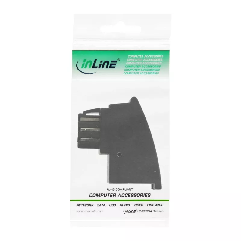 Adattatore InLine TAE-F tedesco connettore maschio / connettore femmina RJ11