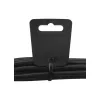 Fascette per marcatura cavi InLine 200 mm x 5 mm, nylon, Eurohole, nero, 100 pz.