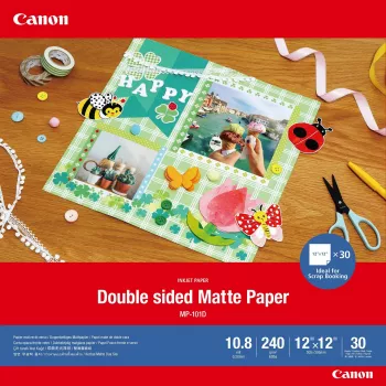 Canon MP-101D carta opaca fronte-retro, 12“x12”, 30 fogli