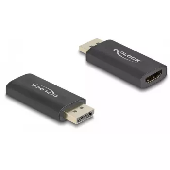 Adattatore attivo DisplayPort 1.4 su HDMI DELOCK 8K HDR nero