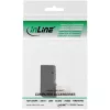 Adattatore DisplayPort InLine, connettore maschio / femmina DisplayPort angolato verso il basso