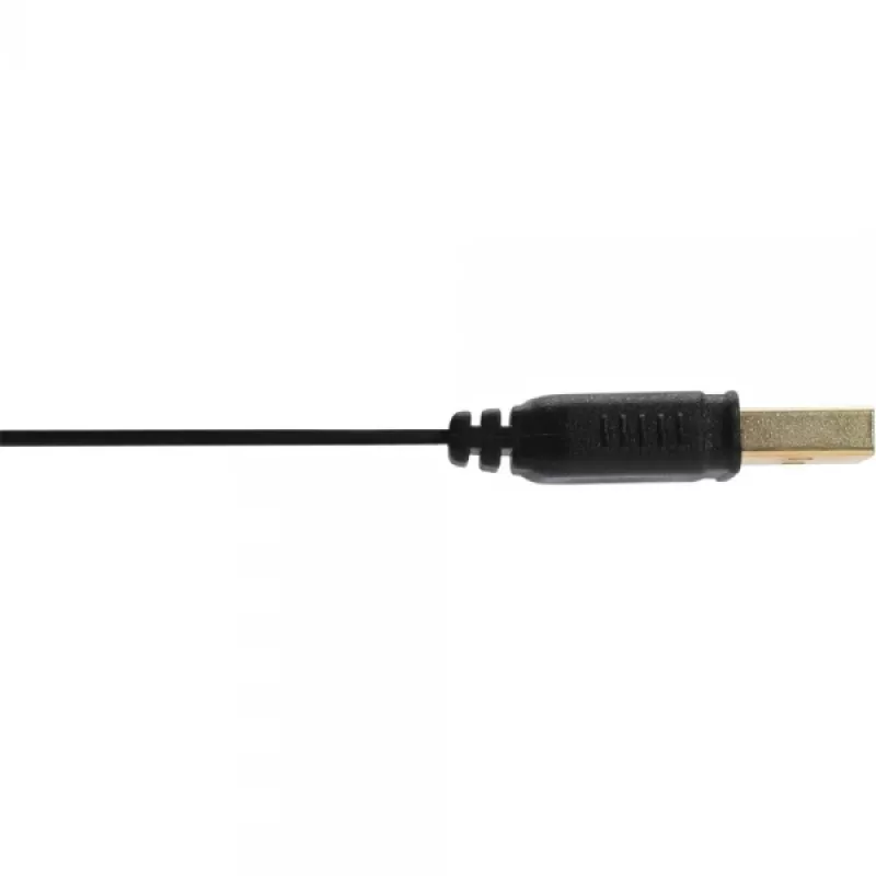Cavo piatto USB 2.0 InLine Type-A connettore maschio / femmina placcato oro nero 5 m