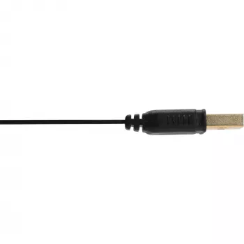 Cavo piatto USB 2.0 InLine Type-A connettore maschio/femmina placcato oro nero 1 m