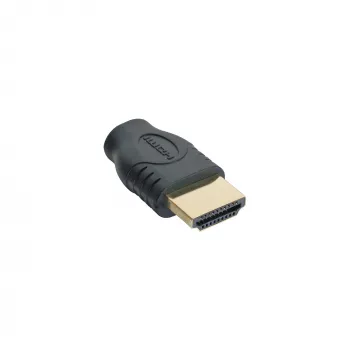 Adattatore HDMI InLine connettore maschio HDMI A / connettore femmina HDMI D placcato oro 17690A