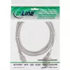 Cavo di alimentazione, CEE 7/7 angolato / connettore maschio IEC C13 tripolare, grigio, 2 m