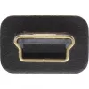 Cavo piatto USB 2.0 InLine connettore maschio USB Type-A / connettore maschio Mini-B 5 poli nero/oro 5 m