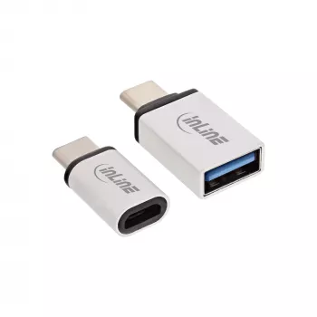 Set adattatori USB-C InLine 35809 USB-C M a Micro-USB F USB3.0 A F