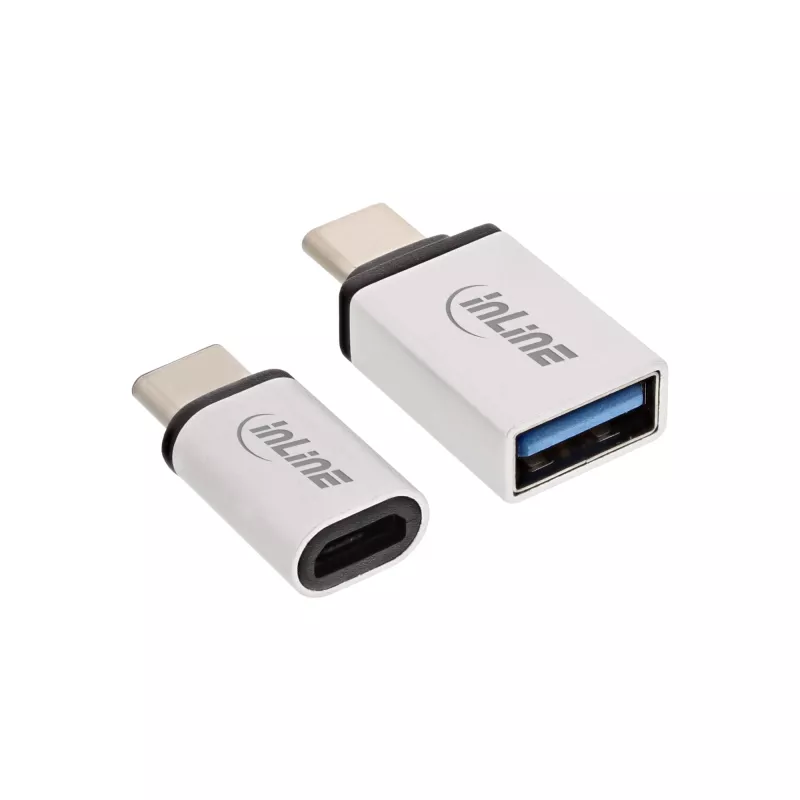 Set adattatori USB-C InLine 35809 USB-C M a Micro-USB F USB3.0 A F
