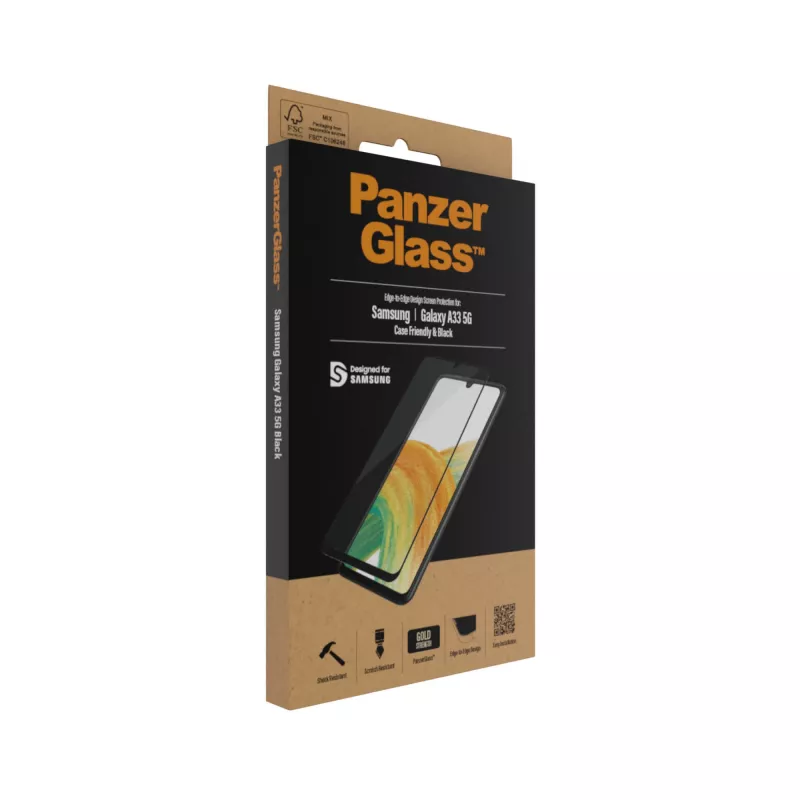 Vetro protettivo per schermo PanzerGlass Samsung Galaxy A33 5G antigraffio e antiurto