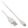 Cavo Micro-USB 2.0 InLine USB Type-A maschio / Micro-B maschio, bianco, 1,5 m