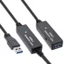 Cavo repeater attivo USB3.2 Gen.1 InLine Type-A maschio / femmina, nero, 20 m