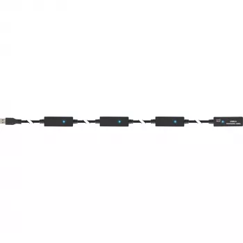 Cavo repeater attivo USB3.2 Gen.1 InLine Type-A maschio / femmina, nero, 20 m