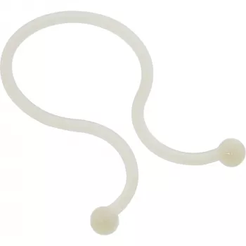 Fascette fermacavi (Twist Ties) InLine 3,5–5 mm, color naturale, 100 pz.
