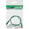Patch cable InLine S/FTP PiMF Cat.6 250MHz rame halogen-free verde 0,3 m