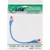 Patch cable InLine S/FTP PiMF Cat.6 250MHz rame halogen-free blu 0,3 m