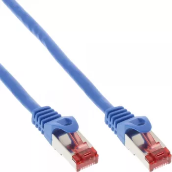 Patch cable InLine S/FTP PiMF Cat.6 250MHz rame halogen-free blu 0,5 m