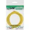 Patch cable InLine S/FTP PiMF Cat.6 250MHz rame halogen-free giallo 1 m