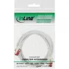 Cavo patch InLine S/FTP PiMF Cat.6 250 MHz rame halogen-free bianco 1 m