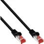 Cavo patch InLine S/FTP PiMF Cat.6 250MHz rame halogen-free nero 1m