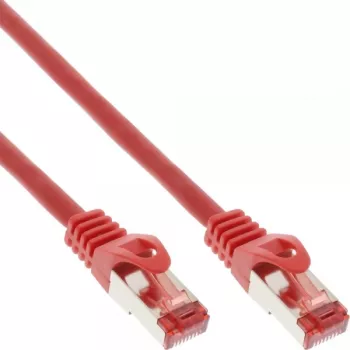 Cavo patch InLine S/FTP PiMF Cat.6 250MHz rame halogen-free rosso 1m