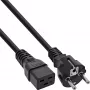 Cavo di alimentazione InLine 16A CEE 7/7 dritto / IEC320/C19 1,5m