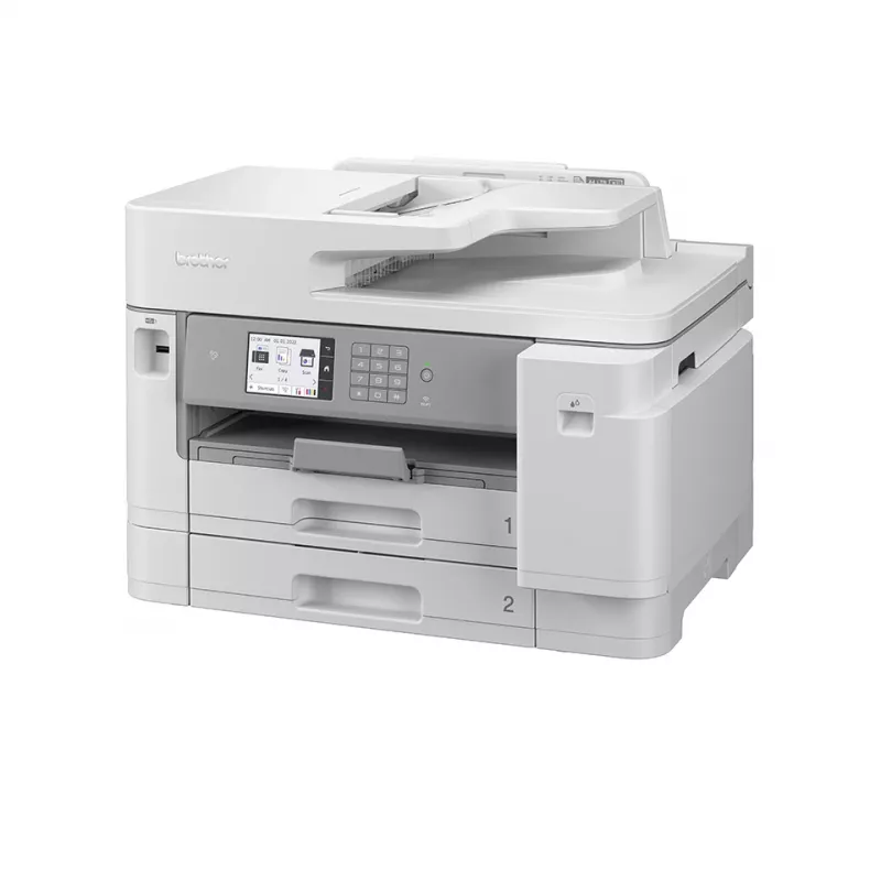 Stampante multifunzione a getto d'inchiostro a colori Brother MFC-J5955DW, A3, 1200 x 4800 DPI, 30 ppm, Wi-Fi, bianca