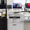 Stampante multifunzione a getto d'inchiostro a colori Brother MFC-J5955DW, A3, 1200 x 4800 DPI, 30 ppm, Wi-Fi, bianca