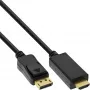Cavo convertitore DisplayPort-HDMI InLine 17181I 4K/60Hz nero 1m
