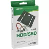 SET staffa di montaggio HDD/SSD InLine con cavo SATA e di alimentazione, angolare, incl. viti
