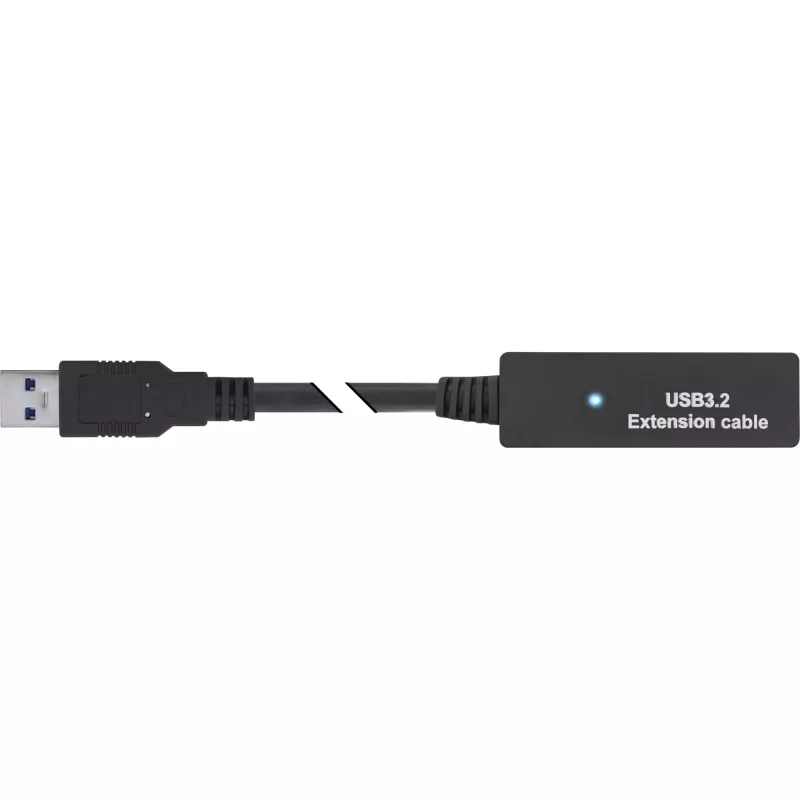 Prolunga attiva USB 3.2 Gen.1 InLine, connettore maschio USB-A su connettore femmina USB-C, 5m