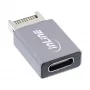 Adattatore USB 3.2 InLine, connettore maschio USB-E frontpanel interno su connettore femmina USB-C